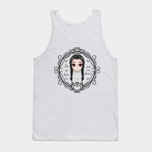 introvert girl in love on wednesday morning CIRCLE Tank Top